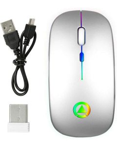 SANOXY 2.4GHz Wireless Optical Mouse USB Rechargeable RGB Cordless Mice for PC Laptop