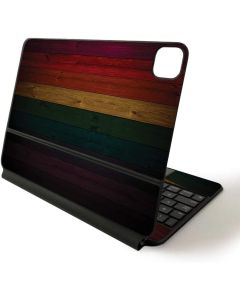 MightySkins Skin for Apple Magic Keyboard for iPad Pro 11-inch (2020) - Sushi | Protective, Durable, and Unique Vinyl Decal wrap Cover (APIPSK1120-Wood Style)