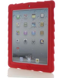 Gumdrop Cases Dual Layer Silicone Rugged Case for Apple iPad 2 / 3 / 4 - Red