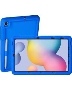 BobjGear Bobj Rugged Tablet Case for Samsung Galaxy Tab S6 Lite 10.4 Model SM-P610, SM-P613, SM-P615, SM-P617, SM-P619 Kid Friendly (Batfish Blue)