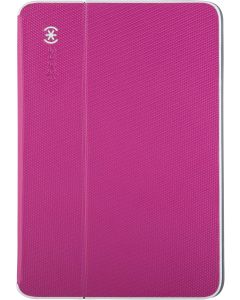Speck Products DuraFolio Case and Viewing Stand for iPad Air, Fuchsia Pink and White